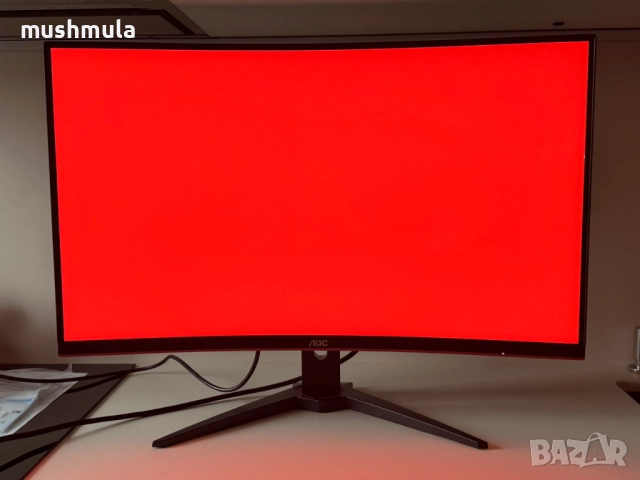 Монитор AOC CQ32G1 31.5" Извит екран - отлично състояние, снимка 3 - Монитори - 52655990