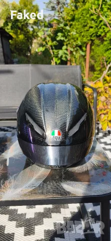 AGV Pista Gloss Black каска, снимка 2 - Аксесоари и консумативи - 56392304