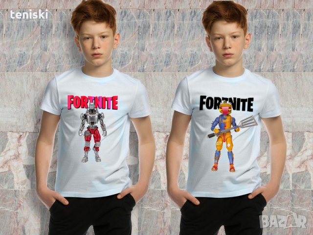 Качествени тениски Fortnite принт Модели и размери, снимка 11 - Тениски - 34201532