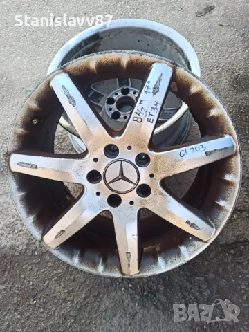 5х112 Оригинална джанта 17 Мерцедес спорт пакет Mercedes sport , снимка 4 - Гуми и джанти - 48845997