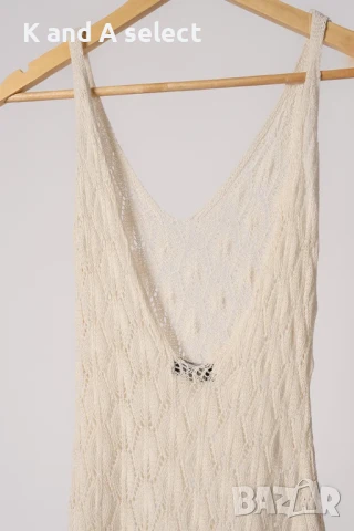 Бежава плажна рокля трико, снимка 3 - Рокли - 51170298