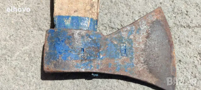 Стара брадва с дълга дръжка#33, снимка 4 - Антикварни и старинни предмети - 50217865