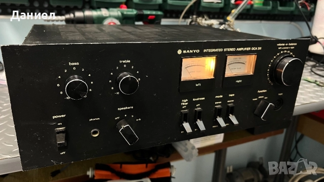 Усилвател Sanyo DCA-311, снимка 4 - Ресийвъри, усилватели, смесителни пултове - 52424696