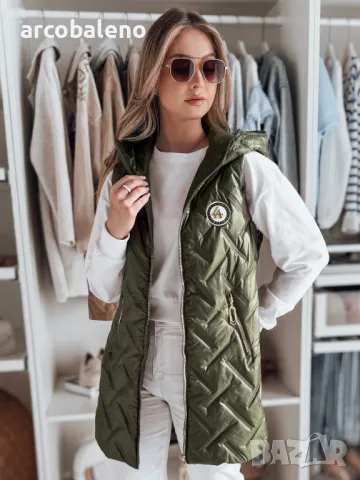 Дамска преходна ватирана жилетка GRANDI, 4цвята , снимка 6 - Якета - 49059359