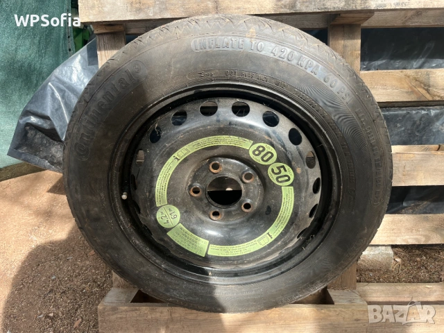 Резервна Гума За Мерцедес W204 C-class Оригинална Патерица Continental