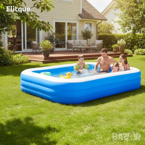 Голям надуваем семеен басейн - релакс и забавление за цялото семейство, снимка 7 - Други стоки за дома - 53339368
