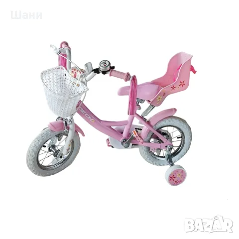 Детски велосипед Dech, 12”, помощни колела, снимка 3 - Детски велосипеди, триколки и коли - 49637113