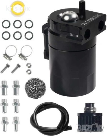 Съд съдове за картерна вентилация oil catch can ойл кеч кен