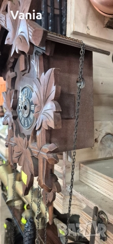 Часовник с кукувица , снимка 7 - Антикварни и старинни предмети - 52639077