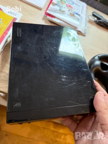 Nintendo Wii RVL-101 (Family Edition) (Black) – пълен комплект + Zelda (2 игри) и Super Paper Mario, снимка 7 - Nintendo конзоли - 50712651