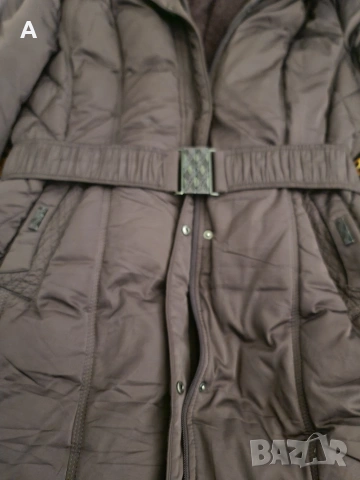 Уникално дебело дълго шушляково яке с пълнеж и богат пух,120 см.гр.об, снимка 5 - Якета - 53013315