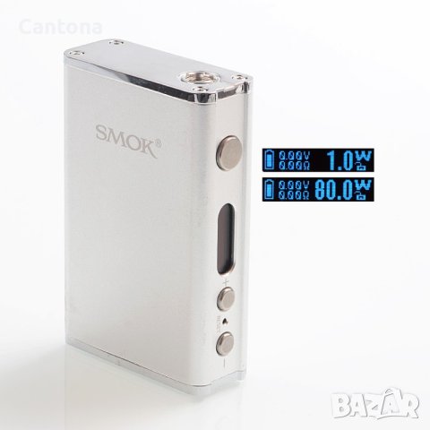 SMOK R80 80W 4400mAh TC VW Мод, неръждаема стомана + цинкова сплав, снимка 1 - Електронни цигари - 40327671