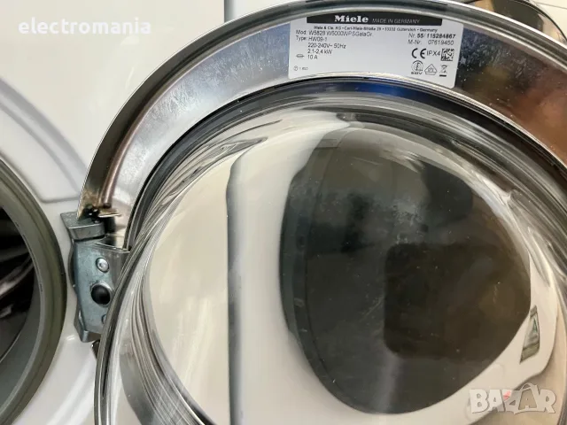 Пералня MIELE GalaGrande XL W5828 7кг, снимка 5 - Перални - 55702806