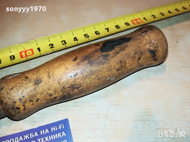 АНТИК-КРИВ НОЖ-СТАР С ДЪРВЕНА ДРЪЖКА, снимка 9 - Колекции - 29248015