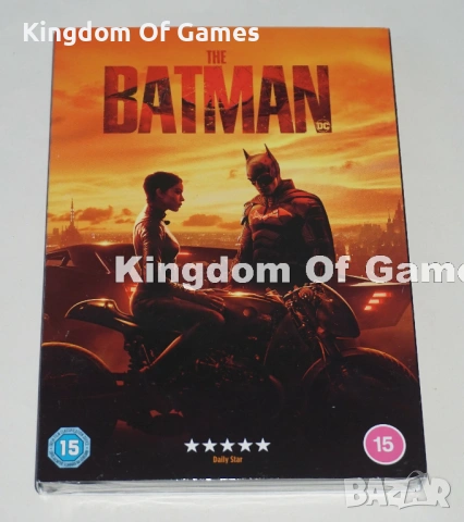 ЧИСТО НОВ ФИЛМ The Batman 2022 (PAL R2 DVD)