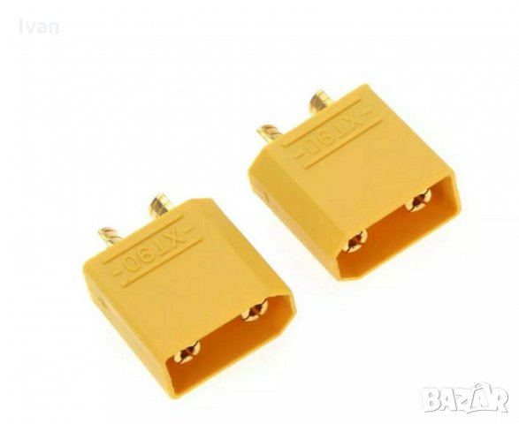 Конектори XT90 Battery Connector Set 4.5mm Male Female Gold Plated Banana Plug, снимка 3 - Друга електроника - 30340084