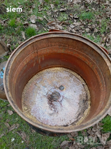 Меден казан за ракия 60 литра с охладител, снимка 6 - Други стоки за дома - 52915613