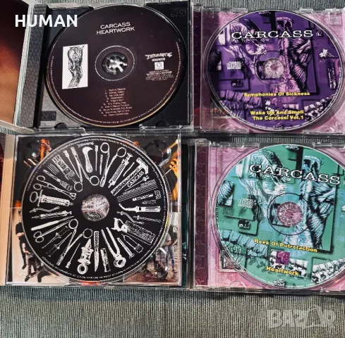 Carcass - Entombed - In Battle - Sacramentum , снимка 3 - CD дискове - 50410884