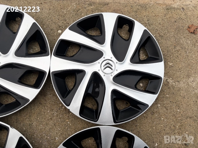 4 броя оригинални тасове за Citroen C3  Aircross 16, снимка 6 - Аксесоари и консумативи - 52455325