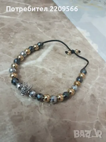 Гривна-полускъпоценни камъни, снимка 1