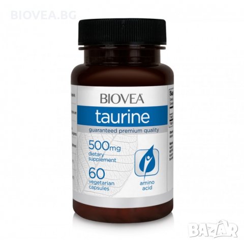 Хранителна добавка Biovea TAURINE 60 Capsules, снимка 1 - Хранителни добавки - 30022088