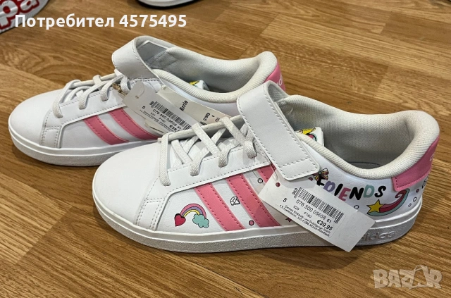 ADIDAS X DISNEY GRAND COURT MINNIE MOUSE, снимка 4 - Детски маратонки - 53038021