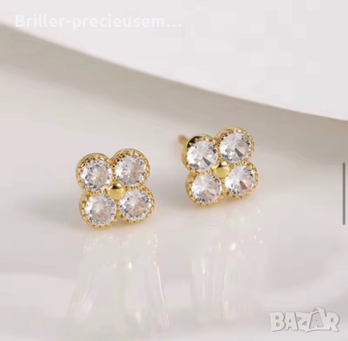 Сребърни обеци 