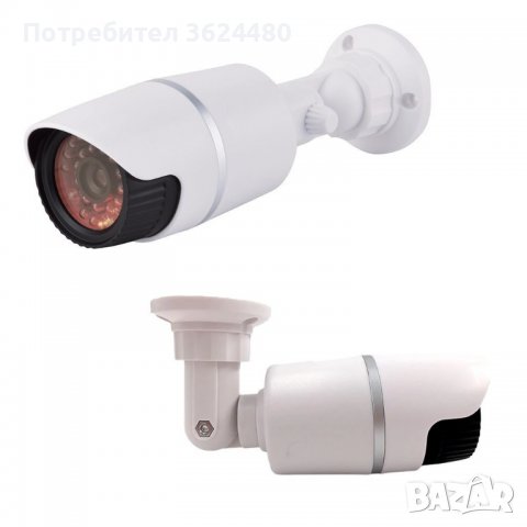 Качествена имитация на охранителна камера с мигащ светодиод,, снимка 2 - Комплекти за видеонаблюдение - 39983172