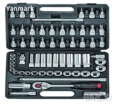 Гедоре комплект FORCE 3611-5 (3/8, 6-24мм., 61 части, шестостен) в Куфари с  инструменти в гр. Пловдив - ID34225459 — Bazar.bg