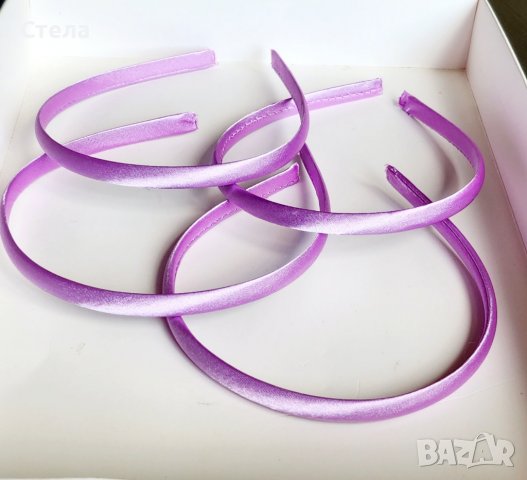 Диадеми сатен 1см, аксесоари за коса , снимка 2 - Аксесоари за коса - 38189001
