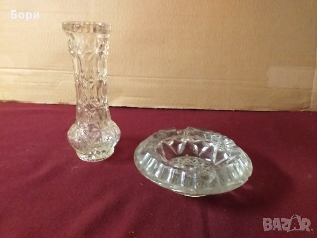 Стари  ваза и пепелник , снимка 7 - Вази - 34521928