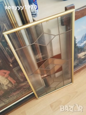 красив витраж в метална рамка 1901210948, снимка 4 - Колекции - 31475001