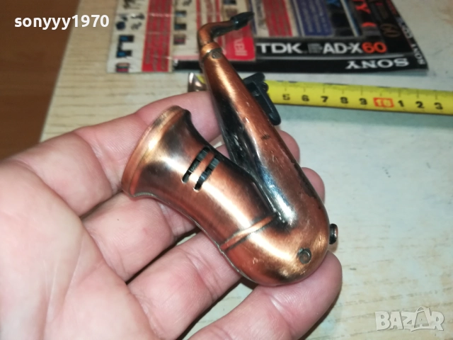 САКСОФОН-ЗАПАЛКА ЗА КОЛЕКЦИЯ 2508251904, снимка 16 - Антикварни и старинни предмети - 51487147