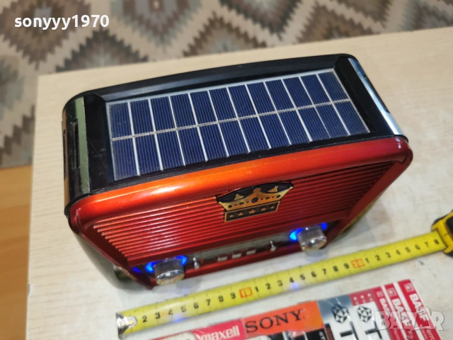 РАДИО С БЛУТУТ И СОЛАР 1204261037LCHERY1, снимка 2 - Радиокасетофони, транзистори - 54171016