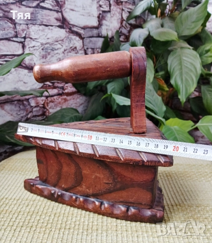 Дървена ютия за декорация , снимка 5 - Други ценни предмети - 52913798