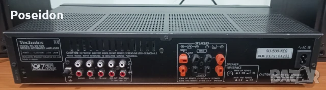 Усилвател Technics SU-500, снимка 6 - Ресийвъри, усилватели, смесителни пултове - 50796009