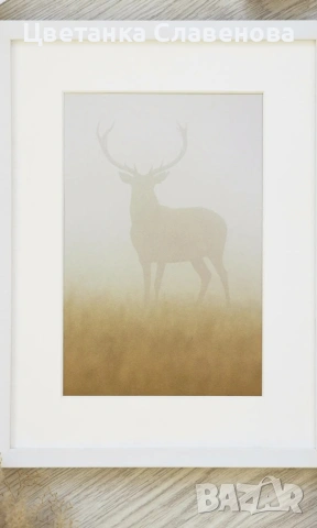 Рамки за снимки и картини , 3 броя 50 см х 70 см, модерни, за стена и бюро, дървена рамка, бяло, снимка 3 - Картини - 54184604