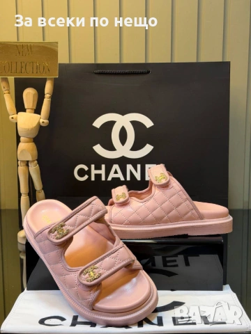 Chanel Дамски Чехли Шанел - Различни Цветове Код SK1320, снимка 4 - Чехли - 54286532