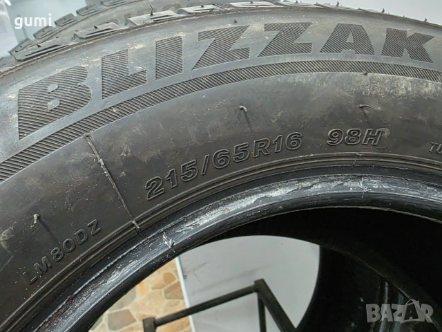 2бр зимни гуми 215/65/16 BRIDGESTONE L05199, снимка 4 - Гуми и джанти - 53882440