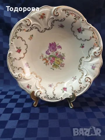 Старинно бароково  плато,фруктиера - Bavaria Mitterteich от 20-те години на миналия век