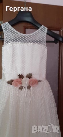 Шаферска рокля 7-9 г. в., снимка 5 - Детски рокли и поли - 40794436