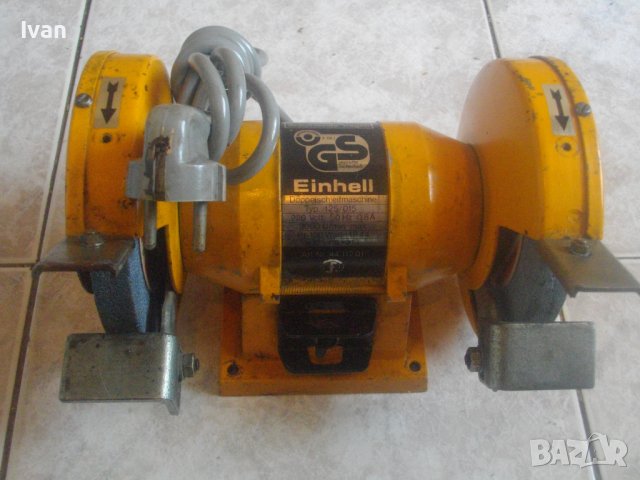 300W/150W-ф150мм/ф125мм-Ел.Шмиргел-Германия/Белгия/КНР-TECHNIC/EINHELL-Почти Нов, снимка 11 - Други инструменти - 37482809