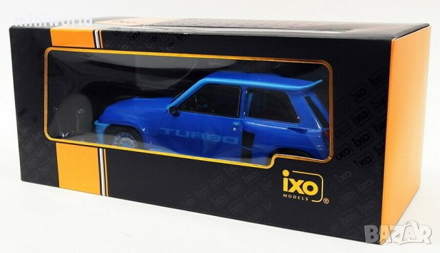 Renault 5 Turbo 1981 - мащаб 1:18 на IXO модела е нов в PVC дисплей-кейс, снимка 4 - Колекции - 29450973