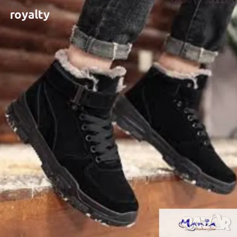 Мъжки боти с топла вата Два цвята , снимка 2 - Мъжки боти - 49963851
