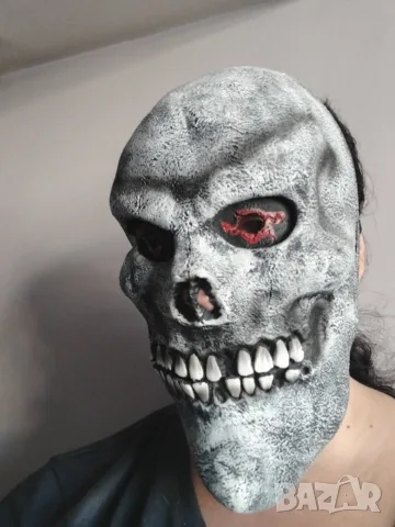 Хелоуин / Halloween Латексова Маска Череп, снимка 4 - Други - 56522349