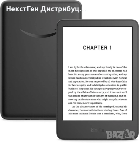 Amazon Kindle 16GB 2024 Black No Ads | Нов | 24м Гаранция
