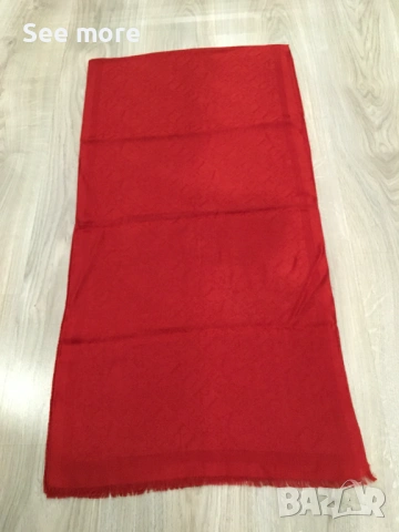 FURLA дамски шал в червено, снимка 6 - Шалове - 53374859