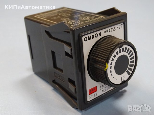 реле време Omron ATSS-7F 10s 220VAC Delay pneumatic timer OFF, снимка 3 - Резервни части за машини - 37673058