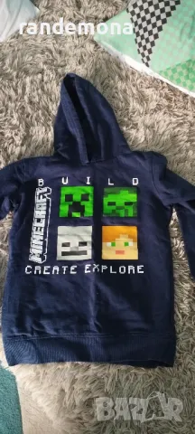 памучен суичър Minecraft 146/152