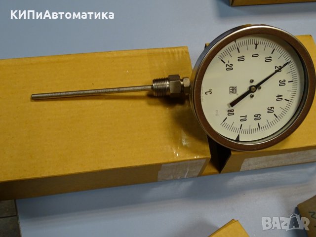 биметален термометър NUOVA FIMA Ø130 mm G 1/2 KL 1 -50/+300°C, снимка 5 - Резервни части за машини - 35059991